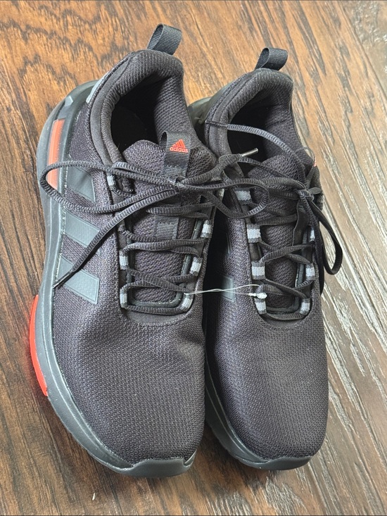 adidas Other - adidas Men’s Black Athletic Shoes with Red Accents
